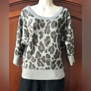 XOXO Ladies Top size Medium Black and Silver